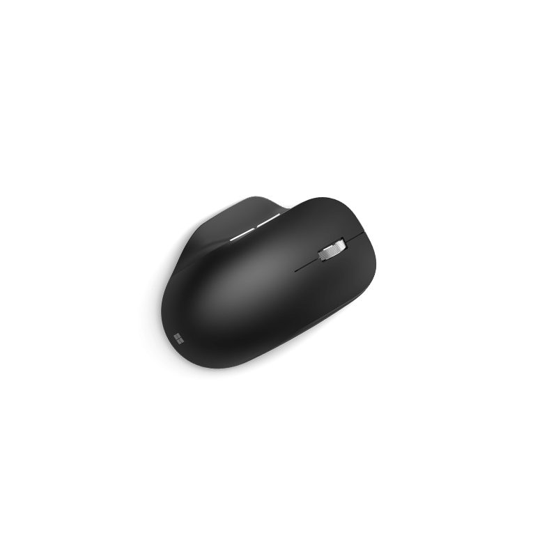 Vista superior do Surface Ergo Mouse em preto.