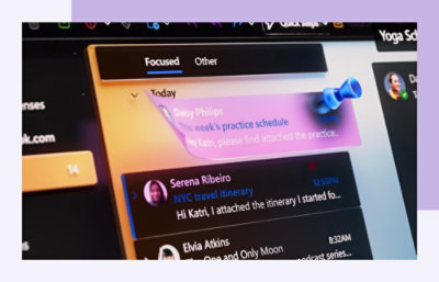 Microsoft 商業智慧儀表板的螢幕擷取畫面。