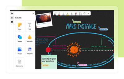 Capture d’écran du projet d’un enfant sur les planètes
