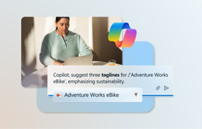 A woman looking into laptop