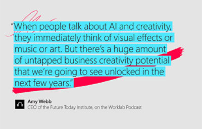 A quote for AI by Am Webb