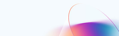 A colorful abstract background with a curved shape.