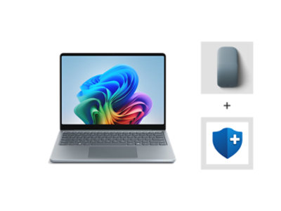 Ordinateur portable Surface Laptop Océan de 13 pouces avec souris Arc Océan et plan de protection.