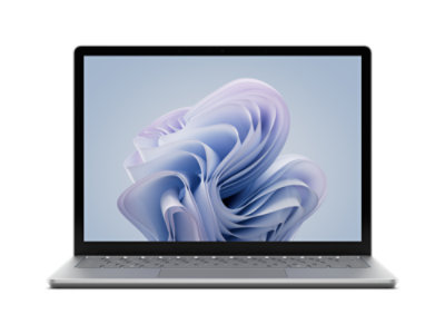 A front view of Surface Laptop 6 for Business in Platinum.