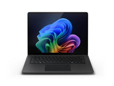 A front view of Surface Laptop for Business in the color Black.