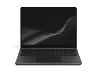 Um Surface Laptop para Empresas na cor Preto.