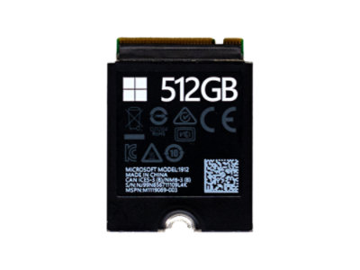 Replacement 512GB SSD for Surface Pro 12th Edition.
