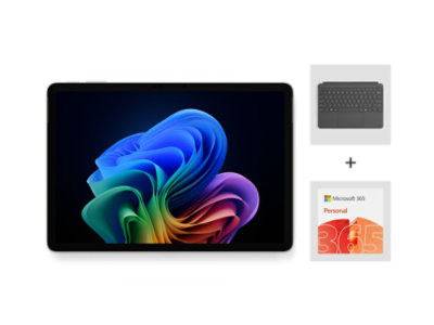 Surface Pro, Copilot+ PC, 12 Zoll - Snapdragon® X Plus (8-Kern), Platin, WiFi, 16 GB RAM, 256 GB SSD