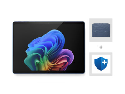 13 inch Sapphire Surface Pro plus Sapphire Keyboard and Protection Plan.