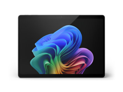 A front view of Surface Pro for Business in the color Black.