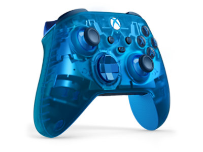 Vista angolare del controller Wireless per Xbox - Edizione speciale Sky Cipher.