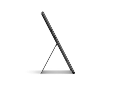 A side view of Surface Pro for Business in the color Black.