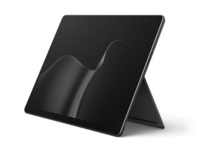 An angled view of a Surface Pro for Business in the color Black.