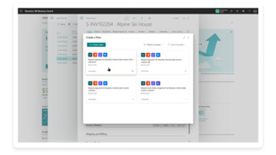 Ventana que muestra varios elementos emergentes abiertos con varias opciones.
