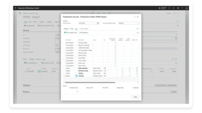 Ventana que muestra un elemento emergente que contiene una hoja.