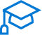 Graduate cap icon