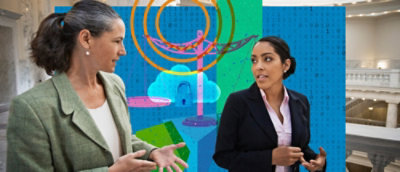 שתי נשים באינטראקציה