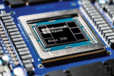 Microsoft Azure Maia 200 chip.