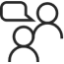 Gespräch-Icon.