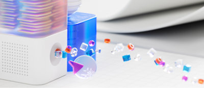 一組彩色物件的特寫