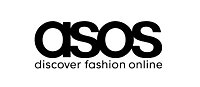 O logótipo da asos "discover fashion online"