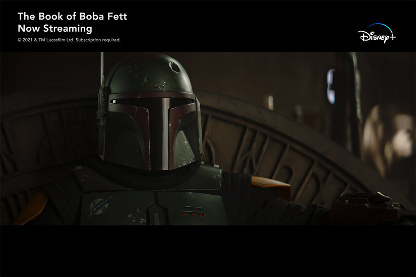 The Book of Boba Fett streaming on Disney+.