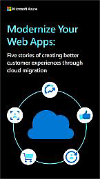E-book intitulado "Modernize Your Web Apps" (Modernizar as Suas Aplicações Web)