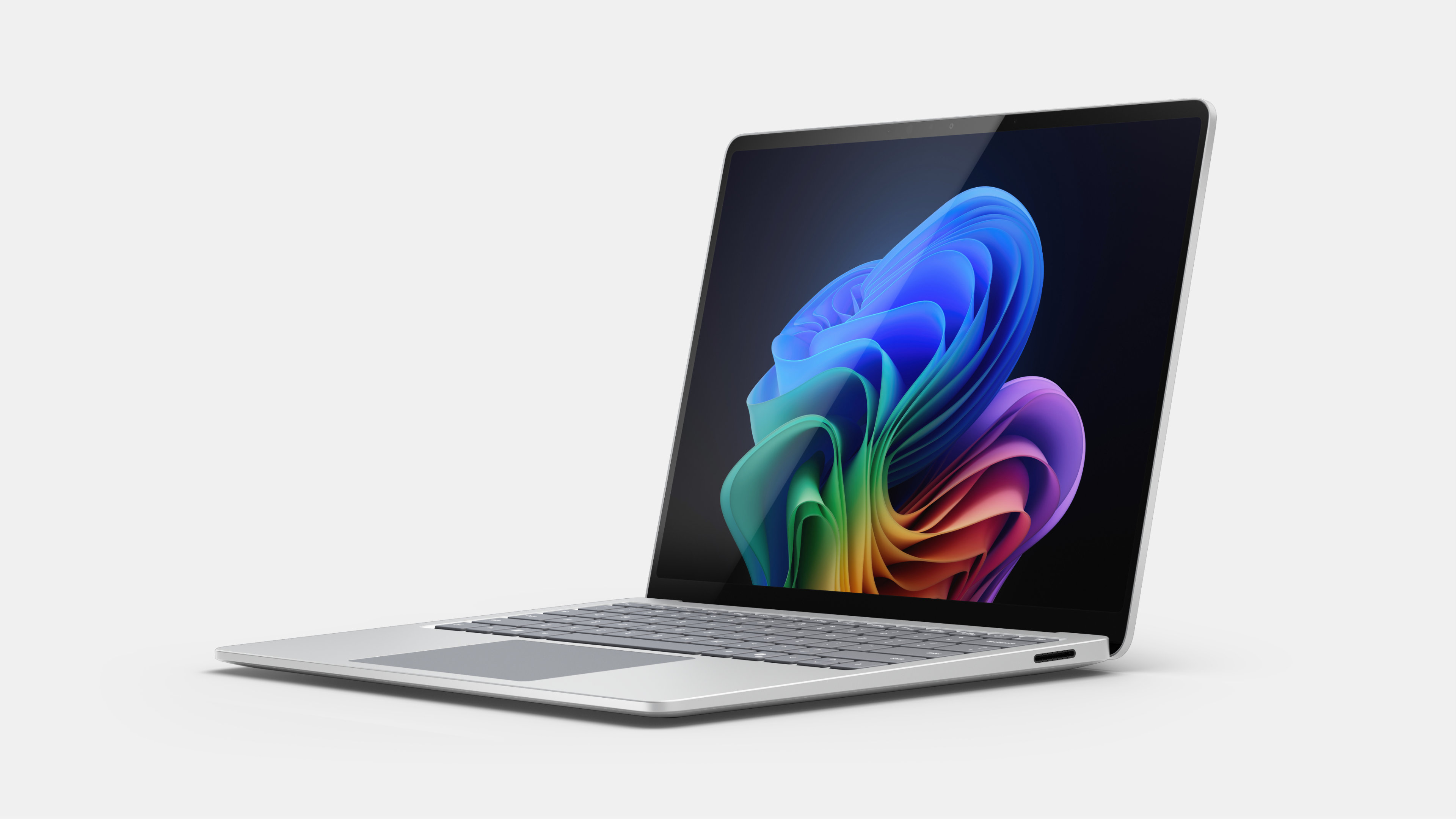 An angled view of the Surface Laptop for Business device.