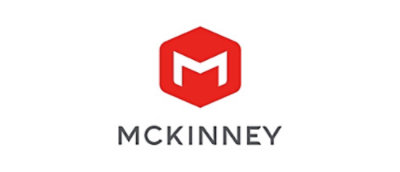 Logo of McKinney with a stylized red hexagon containing the letter 'M'.