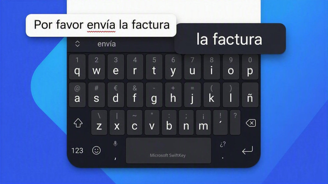 Demostración de corrección automática de SwiftKey