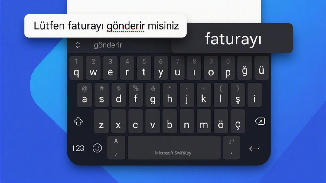 SwiftKey otomatik düzeltme tanıtımı