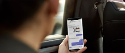 A man holding his phone