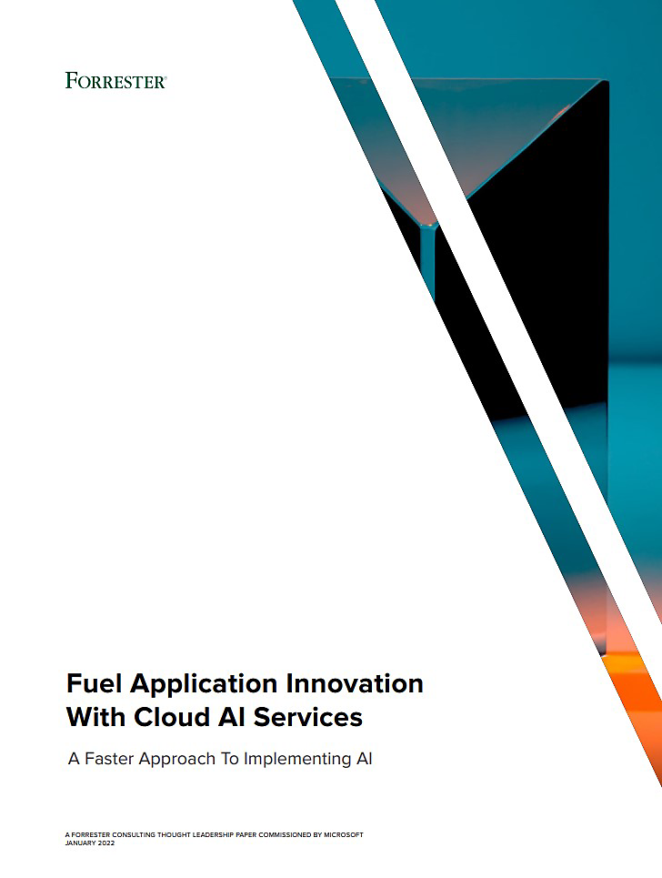 The report titled Fuel App Innovation with Cloud AI Services