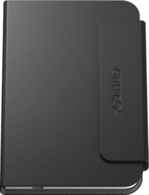 Front view of closed Otterbox Surface Duo Folio Black