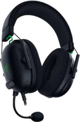 Rechterzijaanzicht van de Razer BlackShark V2-headset