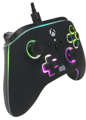 Power A Spectra Infinity Enhanced Wired Controller para Xbox Series X e S virado para a direita.