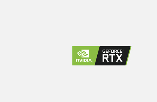 NVIDIA Geforce R T X graphics.