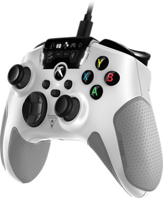 Turtle Beach Recon Controller in Weiß: Vorderansicht von links
