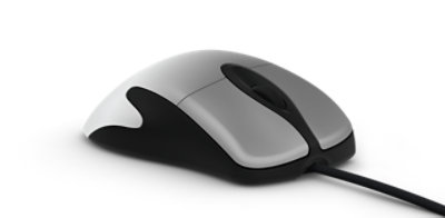 Microsoft Pro IntelliMouse (シャドウ ホワイト) の右前面