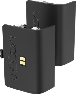 Zestaw dwóch akumulatorów Venom w kolorze czarnym do kontrolerów Xbox One