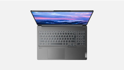 Top view of the Lenovo IdeaPad 5 Pro Laptop.