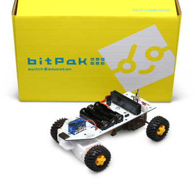 Microbits bitPak Racer とパッケージ