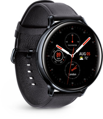 Galaxy Watch Active 2 40 mm black right angle