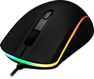 Front left view of the Kingston HyperX Pulsefire Surge RGB Gaming Mouse