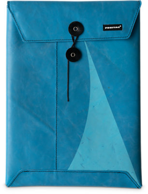 Front view of blue FREITAG F460 Sleeve for Surface Pro