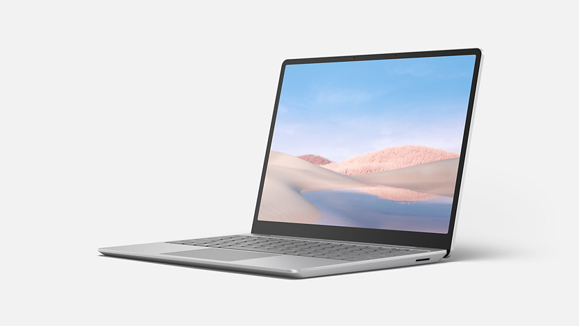 Surface Laptop Go em Platina