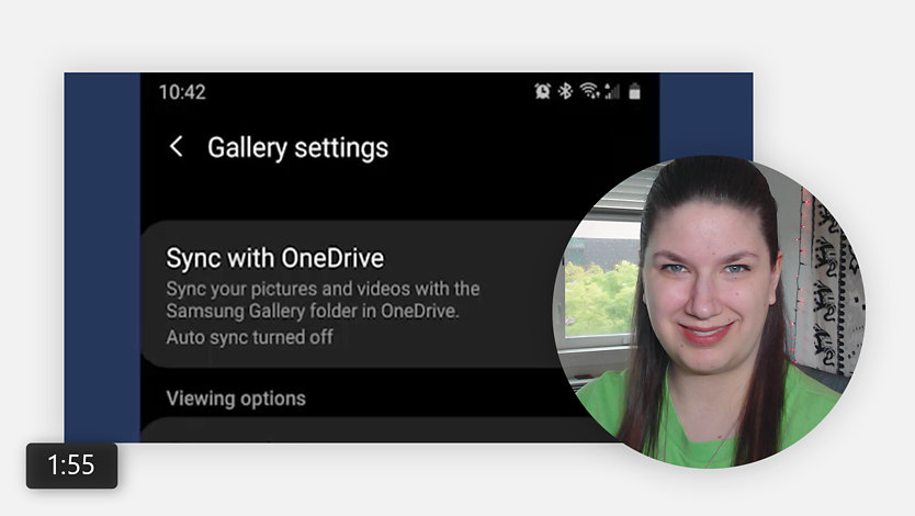 A Microsoft associate shows how to back up and share photos with OneDrive.