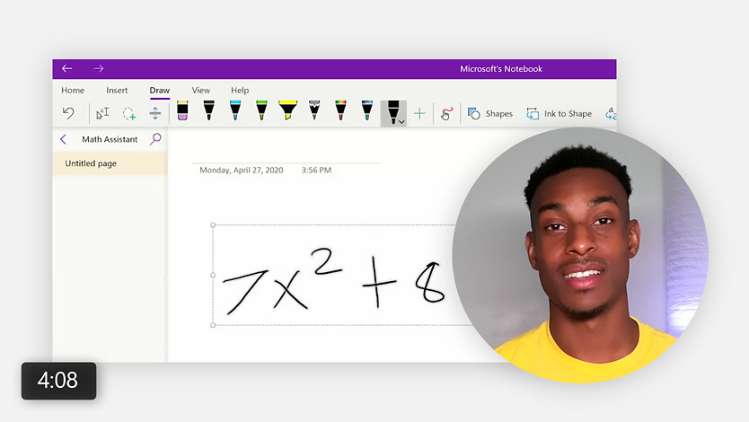 A Microsoft associate shares the features of Microsoft Word and OneNote.