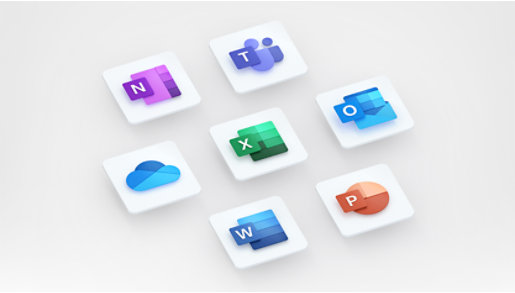 Microsoft 365 に含まれているアプリのアイコン