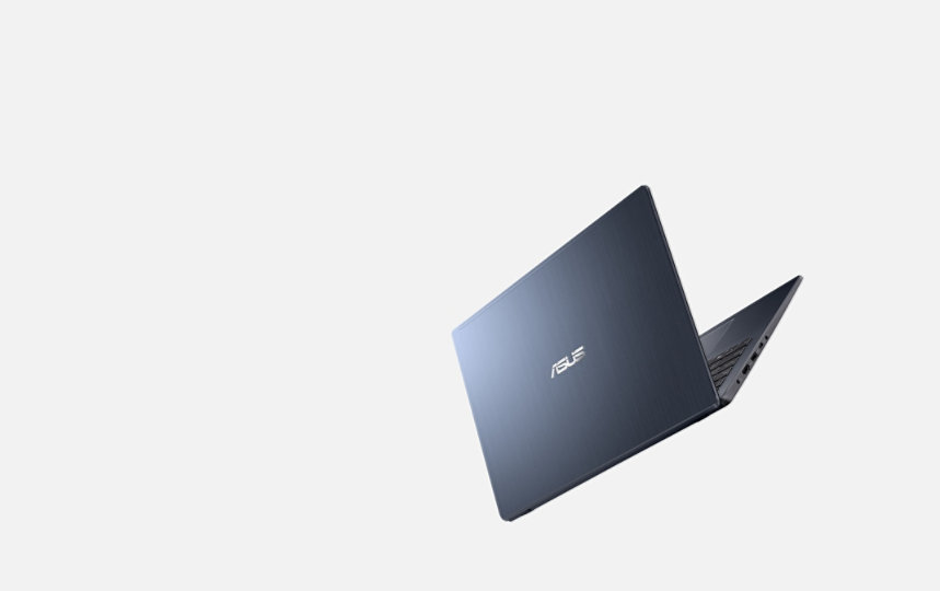 Asus L510 Laptop partially closed and floating.